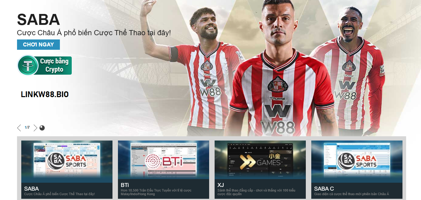 Sảnh cược thể thao W88