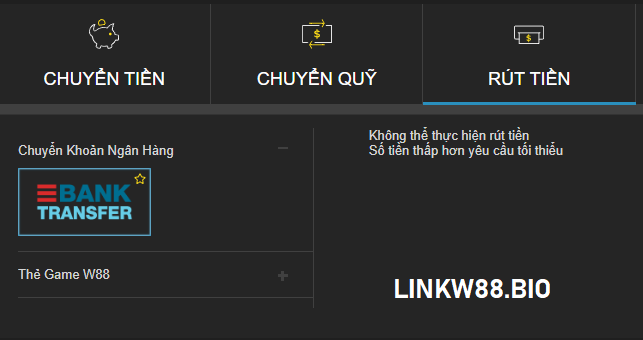 Điền thông tin rút tiền Điền thông tin rút tiền