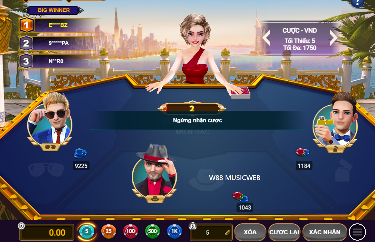 Đặt cược 3 cây w88